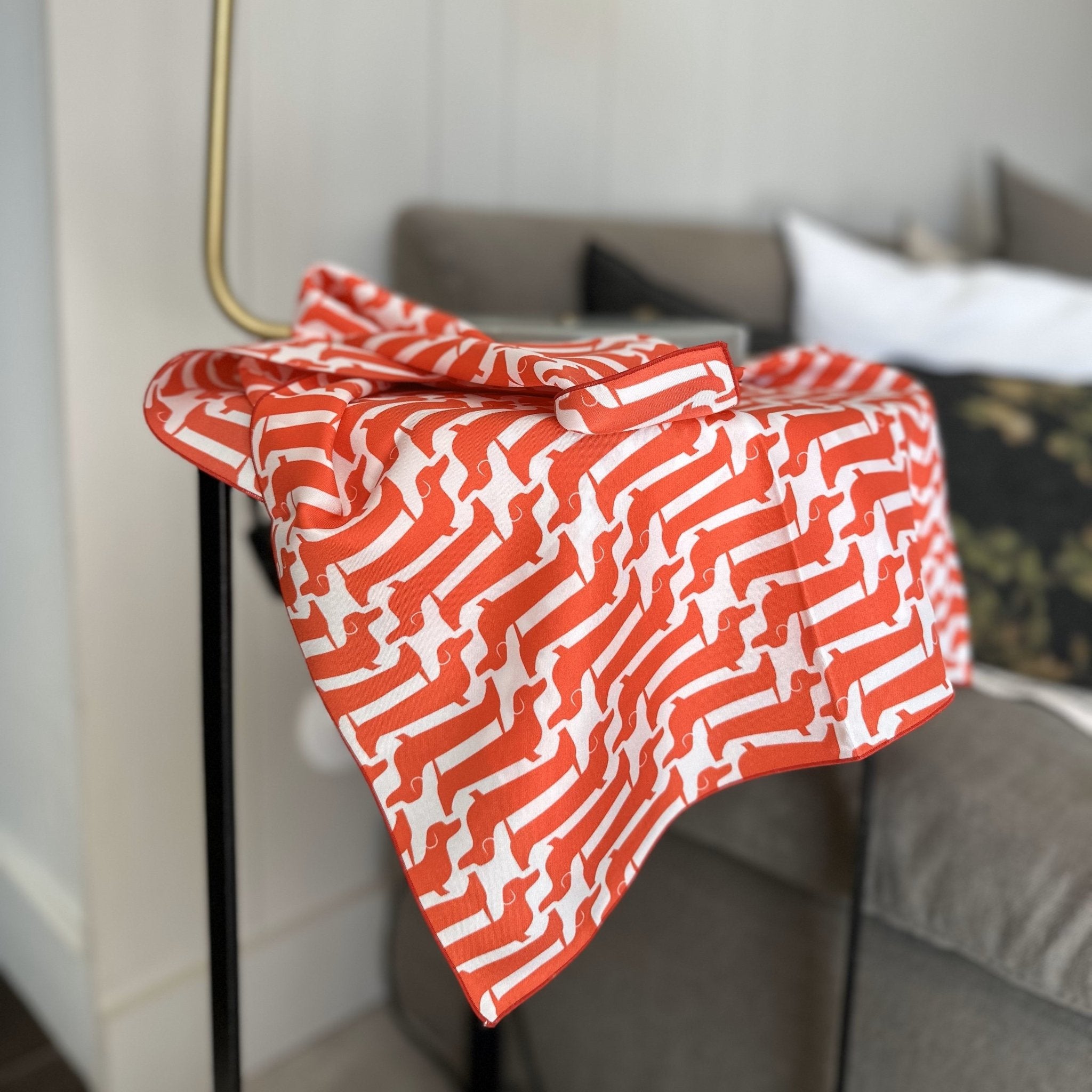 Carré soie "Miss Marcelle" - Sausage Paris