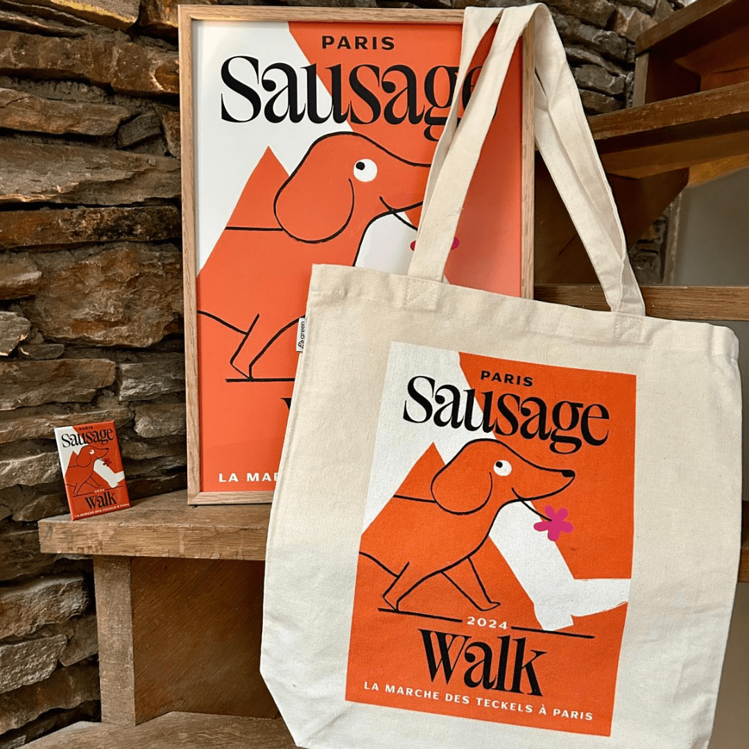 L’incontournable KIT Paris Sausage Walk 2024 (Totebag, affiche et magnet) - Sausage Paris