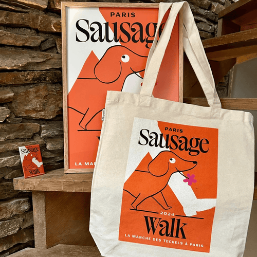L’incontournable KIT Paris Sausage Walk 2024 (Totebag, affiche et magnet) - Sausage Paris