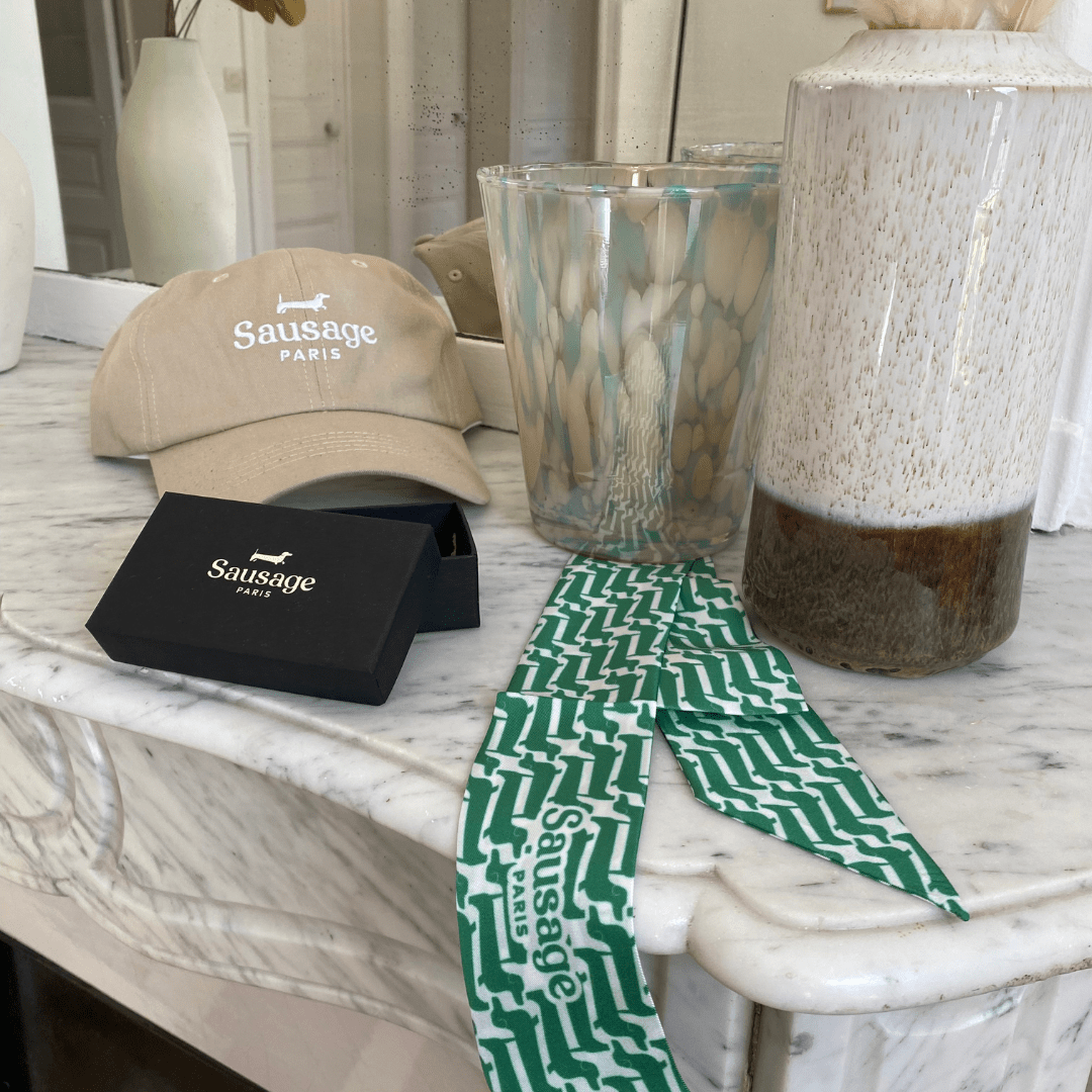 Twilly soie "Marcel" - Sausage Paris