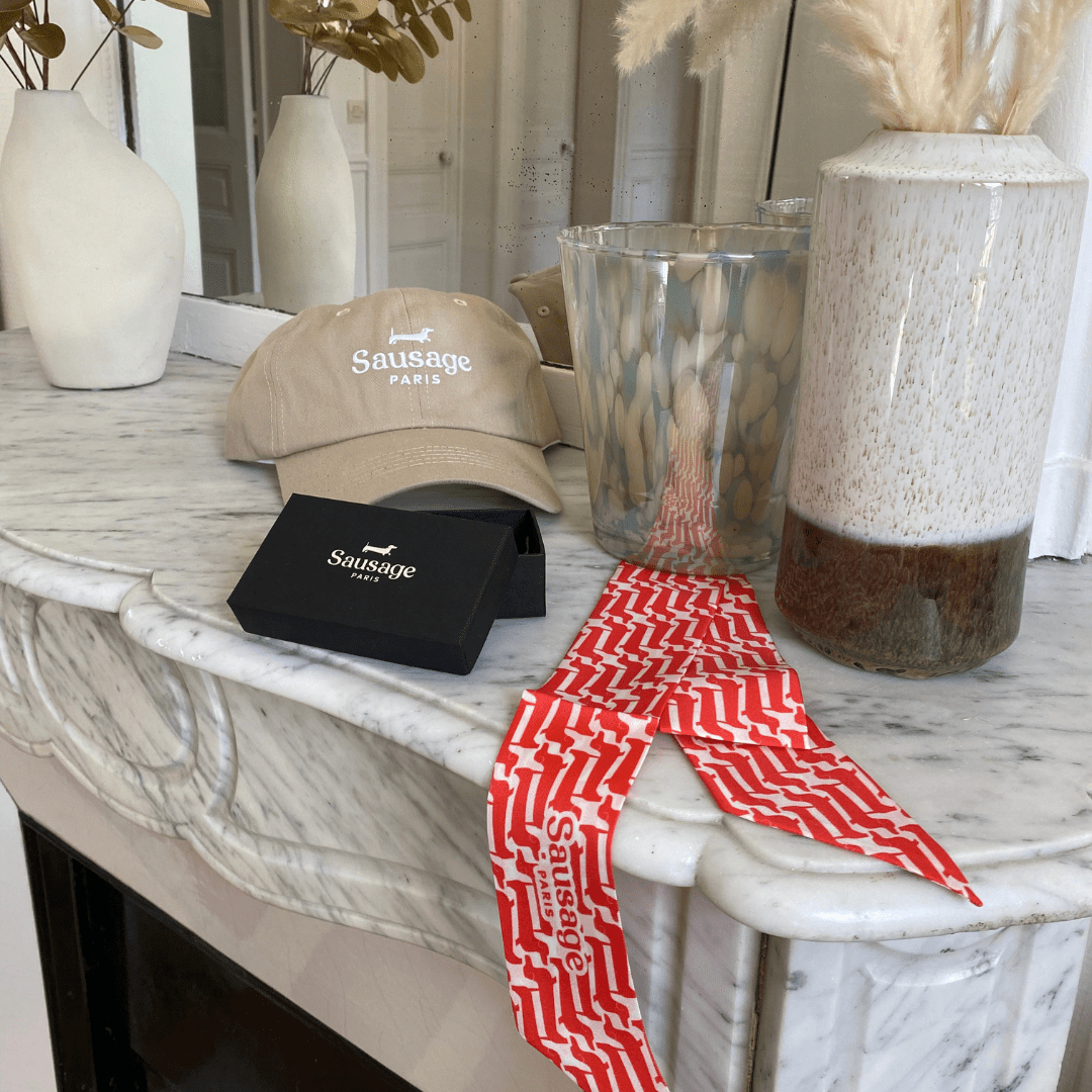 Twilly soie "Marcel" - Sausage Paris