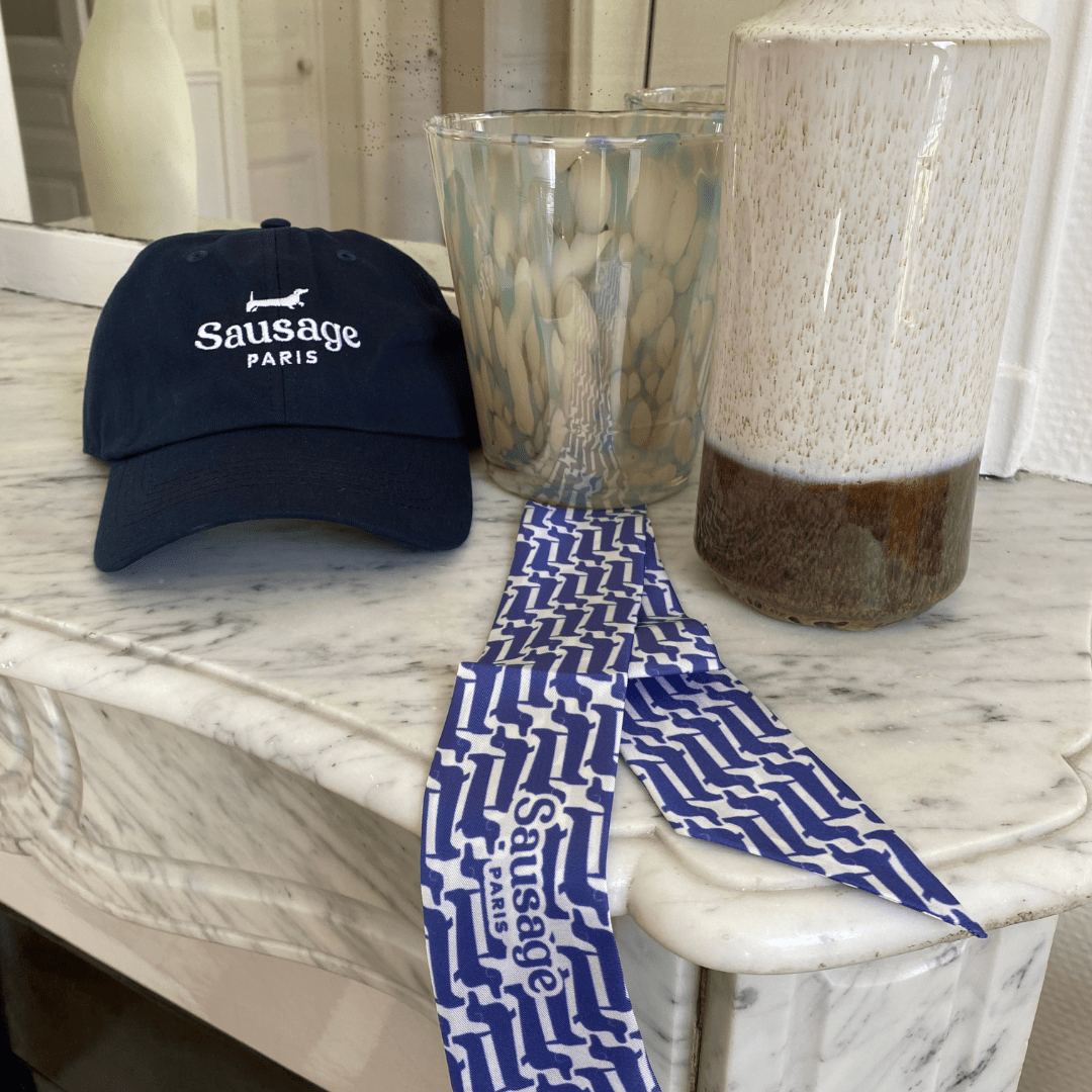 Twilly soie "Marcel" - Sausage Paris